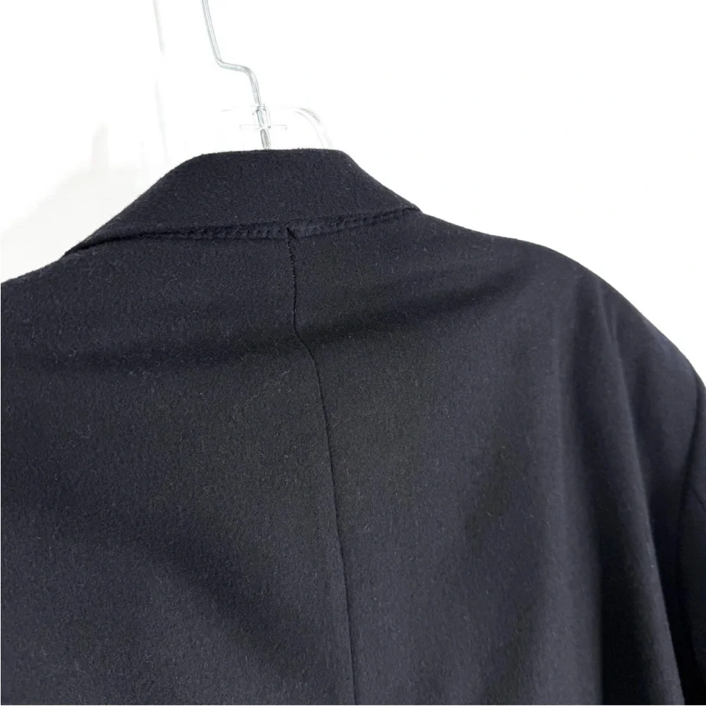Oscar De La Renta Cashmere Wool Blazer Mens Size 46R Navy 3-Button Sport Coat